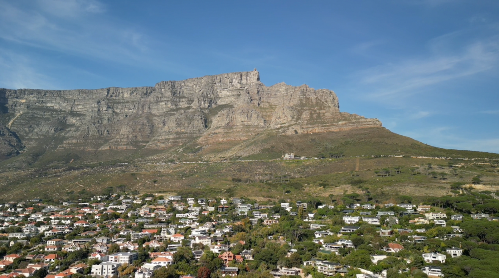 Table Mountain overlooking Cape Town