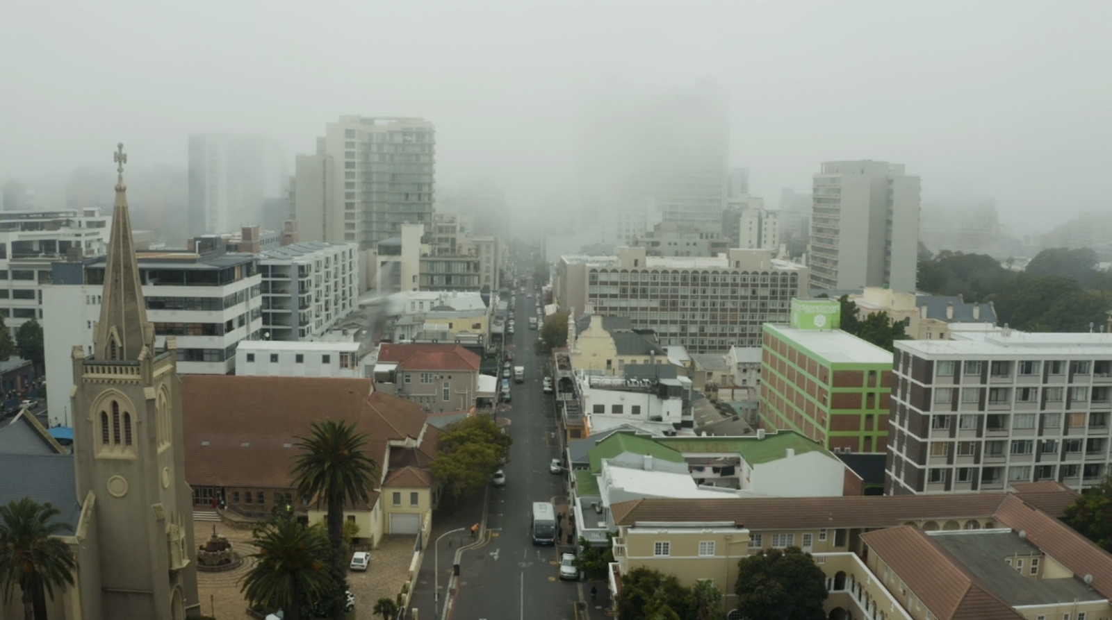 Winter weather in Cape Town