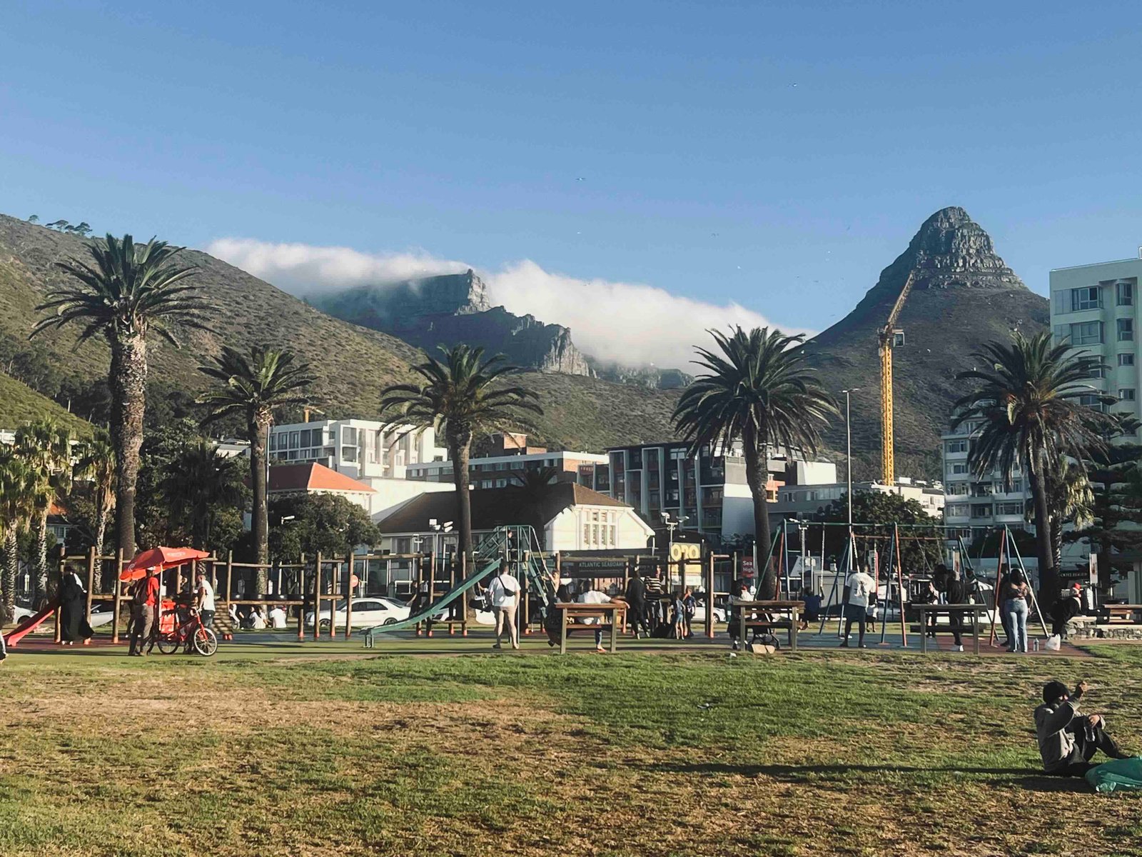 Cloud covering the top of Table Mountain